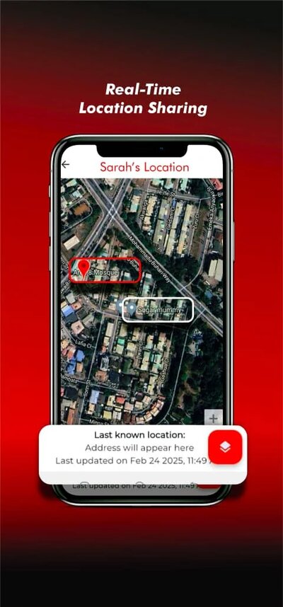 One Shout — Real-time location sharing