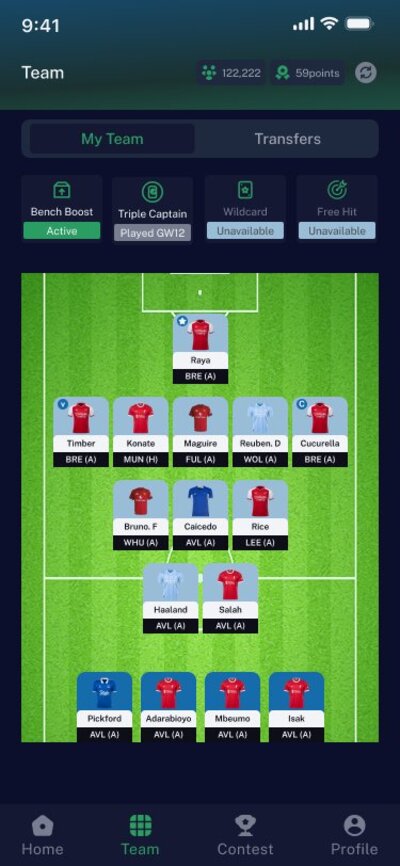 PLFO — Team management